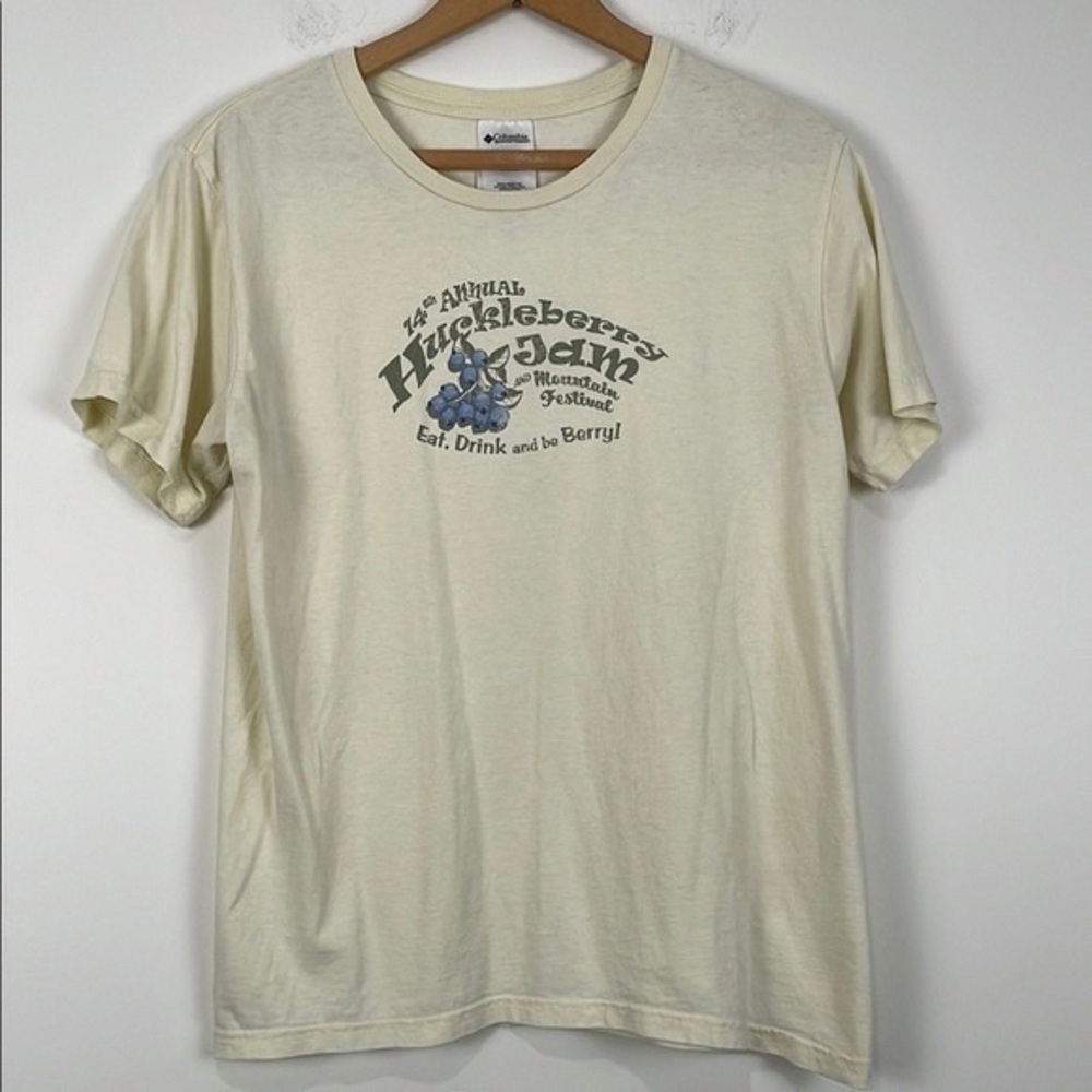 Columbia Cream Short-Sleeve Huckleberry Jam Graphic Tee